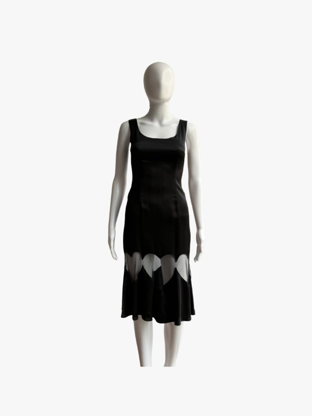 Moschino Cheap and Chic S/S 1996 Black Sleeveless Dress